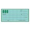 Beistle Set of 12 Green Casino Night Winner's Check Party Decorations - 26.75"
